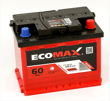 Аккумулятор EcoMax 6СТ-60.0 KZ