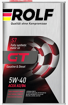 ROLF GT 5W40 SN/CF синтетическое 1 л. железо