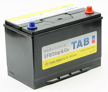 Аккумулятор TAB EFB 6СТ-105.0 (60518) бортик