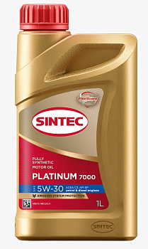 SINTEC PLATINUM 7000 5W30 SP C3 синтетическое 1 л.