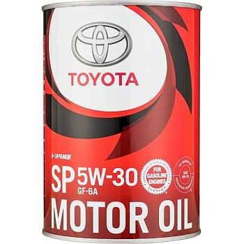 TOYOTA 5W30 SP cинтетическое 1 л. железо