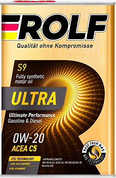 ROLF ULTRA 0W20 SNplus C5 синтетическое 4 л. железо