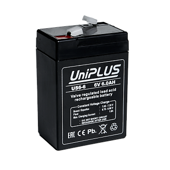 Аккумулятор UPS UniPLUS US-GENERAL PURPOSE US6-6, 6 Ач