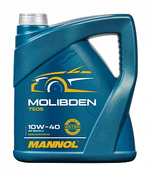 MANNOL MOLIBDEN 10W40 SN/CH-4 полусинтетическое 4 л. MN7505-4 пластик