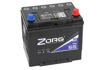 Аккумулятор ZORG 6СТ-65.0 (D23L) бортик