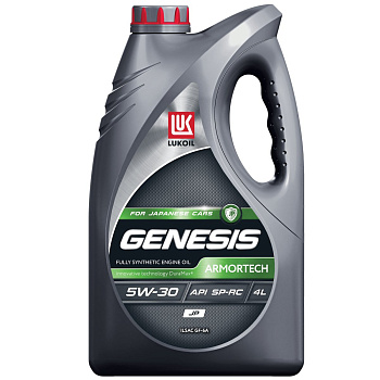 ЛУКОЙЛ GENESIS ARMORTECH JP 5W30 SN-RC синтетическое 4 л.