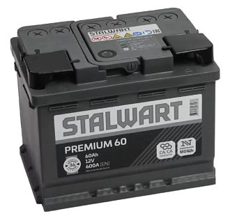 Аккумулятор STALWART Premium 6СТ-60.1