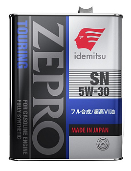 IDEMITSU ZEPRO TOURING F-S 5W30 SN синтетическое 4 л. железо