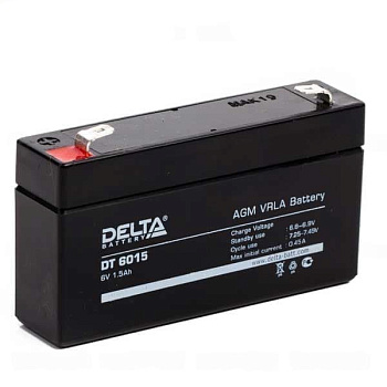 Аккумулятор DELTA DT - 6v / 1.5Ah (6015)