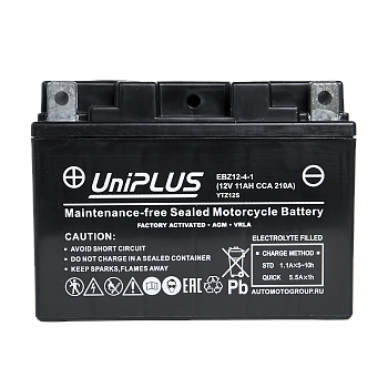 Аккумулятор UniPLUS High Performance  EBZ12-4-1, 11 Ач