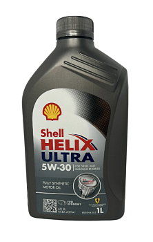 SHELL HELIX ULTRA 5W30 SL/CF A3/B4 синтетическое 1 л.