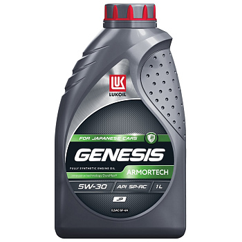 ЛУКОЙЛ GENESIS ARMORTECH JP 5W30 SN-RC синтетическое 1 л.