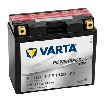 Аккумулятор VARTA POWERSPORTS  12V/12Ач (512 901 019) AGM