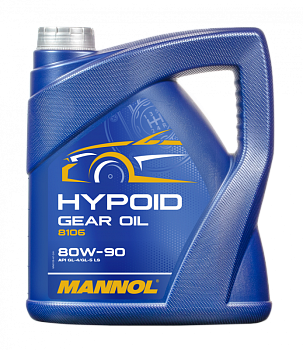 MANNOL HYPOID GETRIEBEOEL 80W90 GL-4/GL-5 минеральное 4 л. MN8106-4 пластик