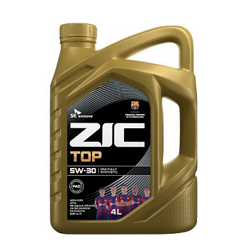 ZIC TOP 5W30 SL/CF синтетическое 4 л.