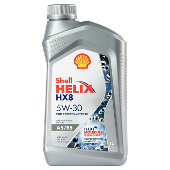 SHELL HELIX HX8 5W30 A5/B5 синтетическое 1 л.