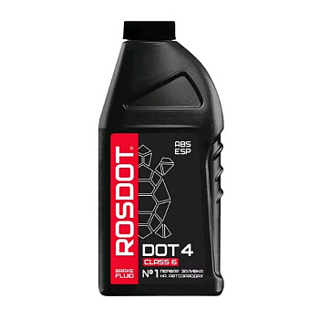 Тормозная жидкость ROSDOT DOT-6 0,455 л.