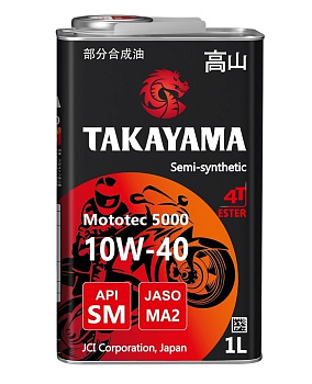 TAKAYAMA Mototec 5000 4T 10W-40 SM MA-2 1л