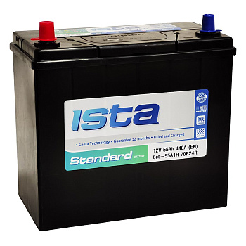 Аккумулятор ISTA Standard ASIA  6СТ-55.1 А/ч.  