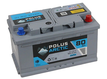 Аккумулятор POLUS ARCTIC 6СТ-80.0 низкий