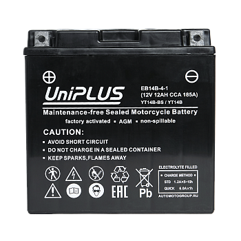 Аккумулятор UniPLUS High Performance EB14B-4-1, 12 Ач